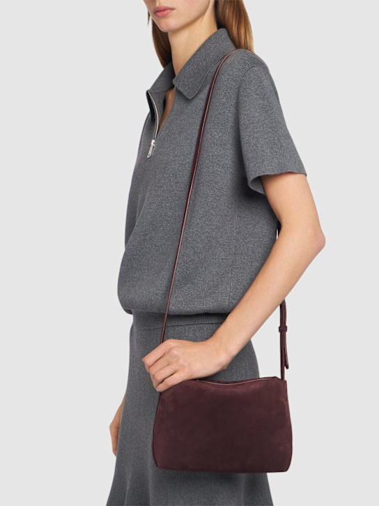 Luisaviaroma Borsa A Tracolla Medium Lina In Camoscio