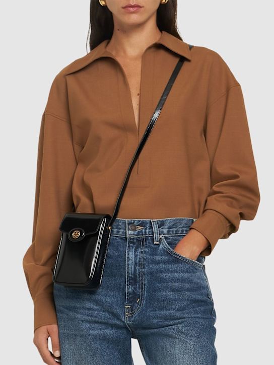 Luisaviaroma Borsa A Tracolla Robinson In Pelle Spazzolata