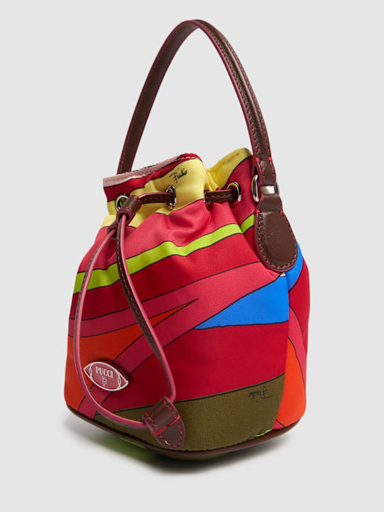 Luisaviaroma Borsa Bucket Piccola In Nylon Con Coulisse