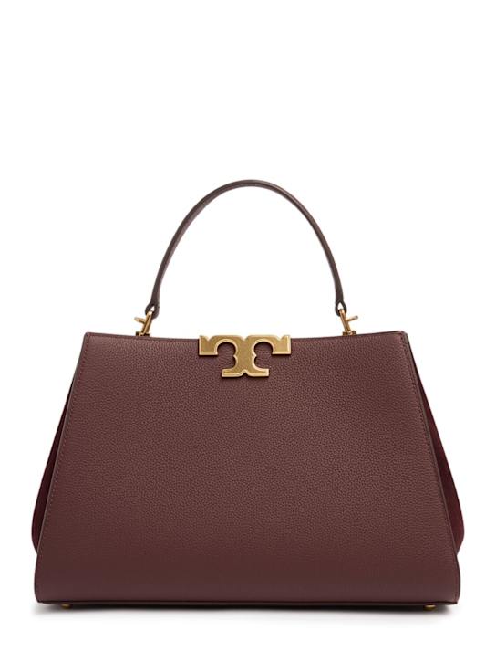 Luisaviaroma Borsa Eleanor Pebbled Satchel in pelle