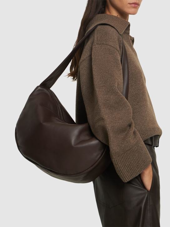 Luisaviaroma Borsa Grande Crescent In Pelle Morbida