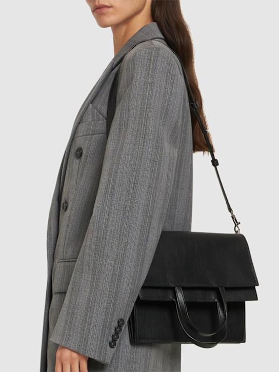 Luisaviaroma Borsa Grande Flat Lee Radizwill In Pelle