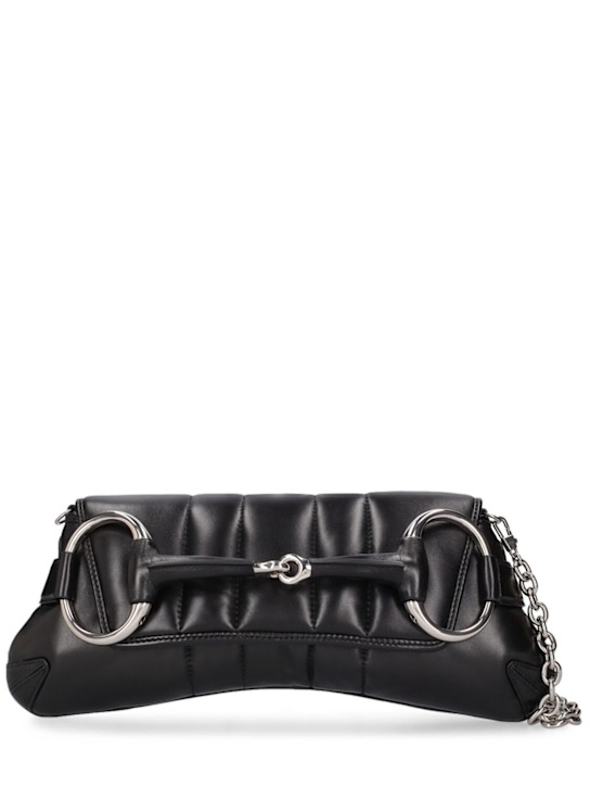 Luisaviaroma Borsa media Gucci Horsebit Chain in pelle