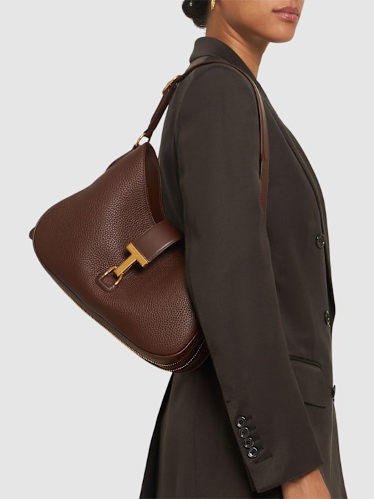 Luisaviaroma Borsa Media Monarch In Pelle Martellata