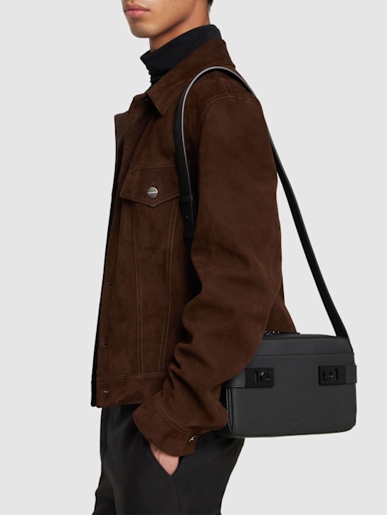 Luisaviaroma Borsa Messenger Twins In Pelle Con Logo