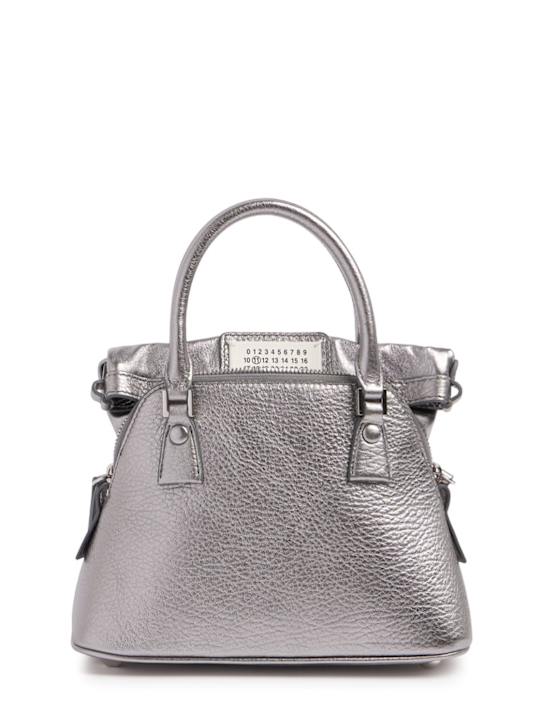 Luisaviaroma Borsa micro 5Ac Classique in pelle metallizzata