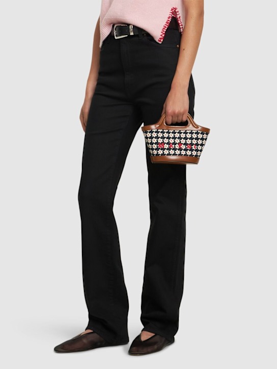 Luisaviaroma Borsa Micro Tropicalia In Tela Stampata