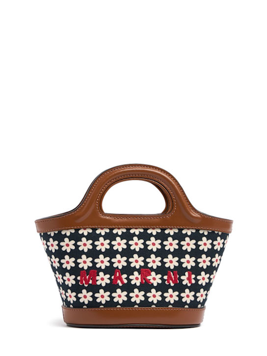 Luisaviaroma Borsa micro Tropicalia in tela stampata