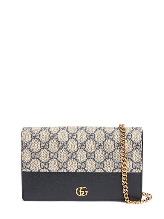 Luisaviaroma Borsa mini GG Marmont in tela con catena