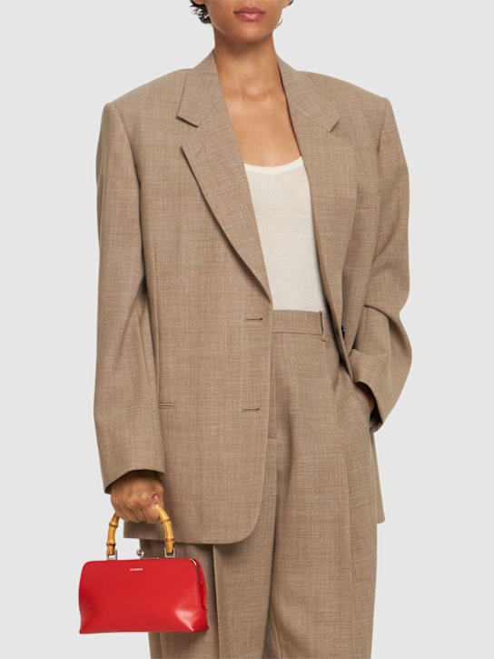 Luisaviaroma Borsa Mini Goji Bamboo In Pelle Palmellata