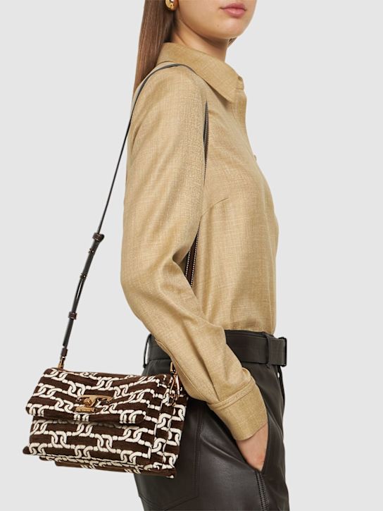 Luisaviaroma Borsa Mini T Timeless Flap In Jacquard