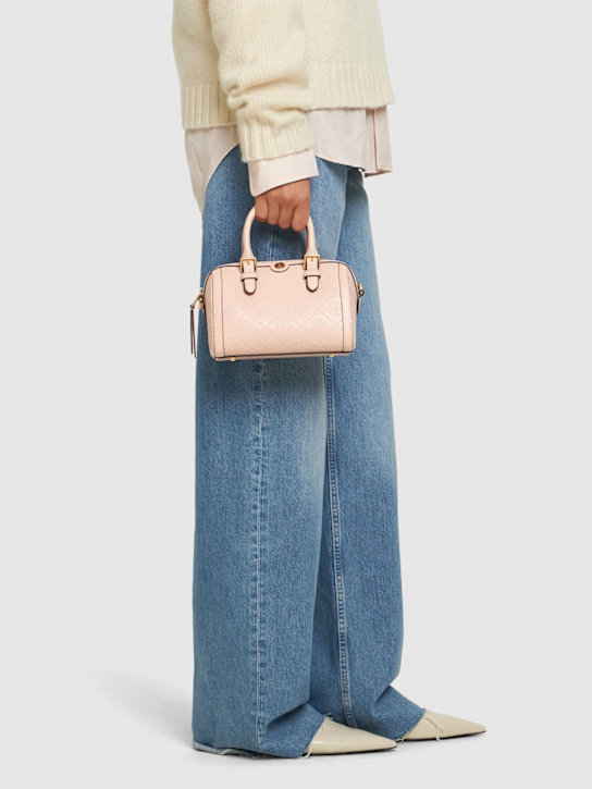 Luisaviaroma Borsa Petite T Monogram Barre In Pelle