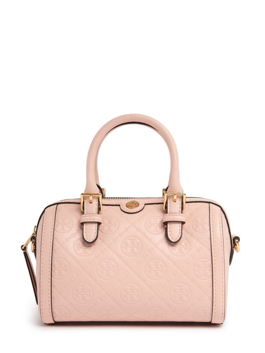 Luisaviaroma Borsa Petite T Monogram Barre in pelle