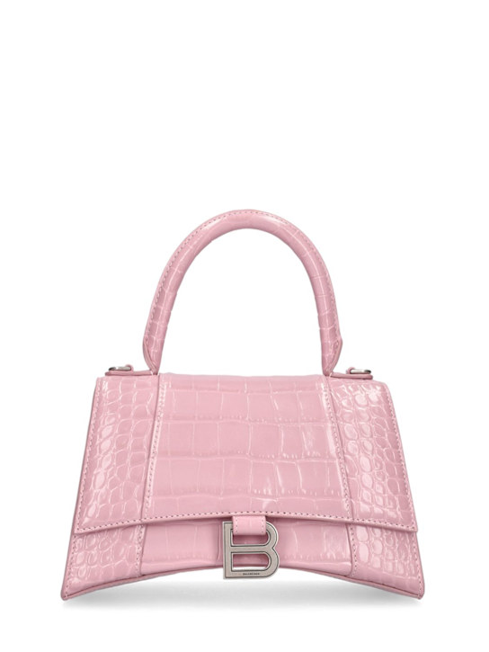 Luisaviaroma Borsa piccola Hourglass in pelle goffrata