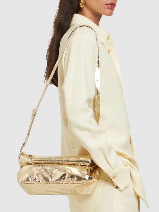 Luisaviaroma Borsa Piccola Rollup In Pelle Metallizzata