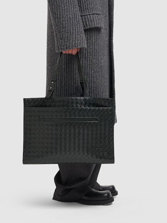 Luisaviaroma Borsa Shopping Cargo In Pelle Intreccio