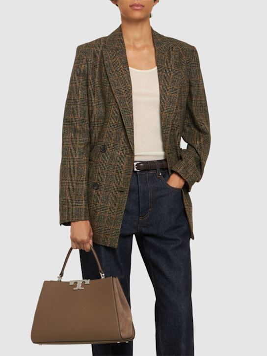 Luisaviaroma Borsa Shopping Eleanor In Pelle Martellata