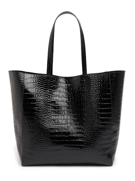 Luisaviaroma Borsa shopping Elly in pelle stampa coccodrillo