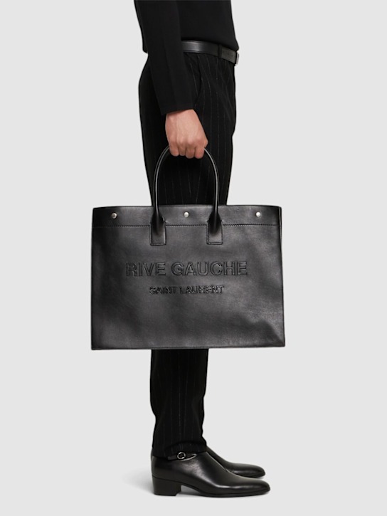 Luisaviaroma Borsa Shopping Grande Rive Gauche In Pelle