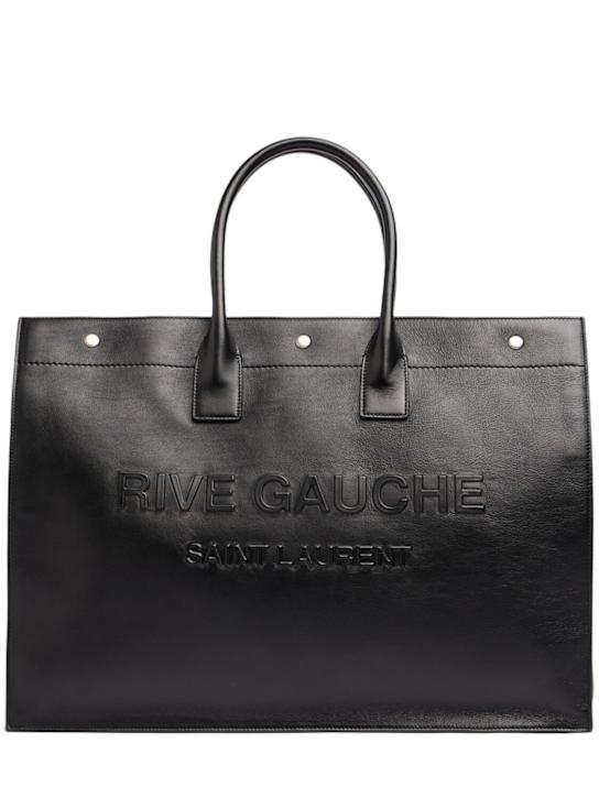 Luisaviaroma Borsa shopping grande Rive Gauche in pelle
