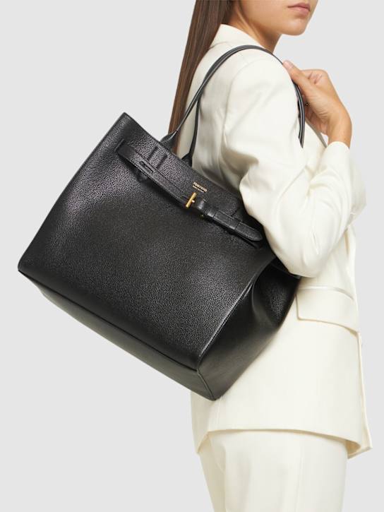 Luisaviaroma Borsa Shopping Media Audrey In Pelle Martellata