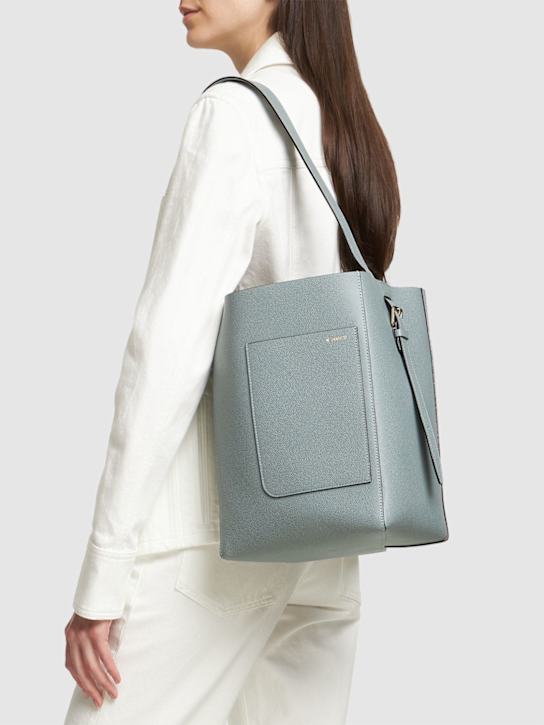 Luisaviaroma Borsa Shopping Media In Pelle Martellata