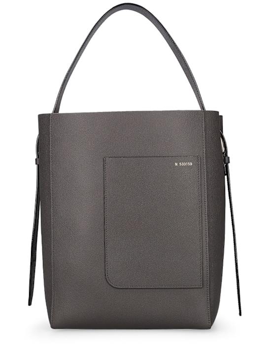 Luisaviaroma Borsa shopping media in pelle martellata