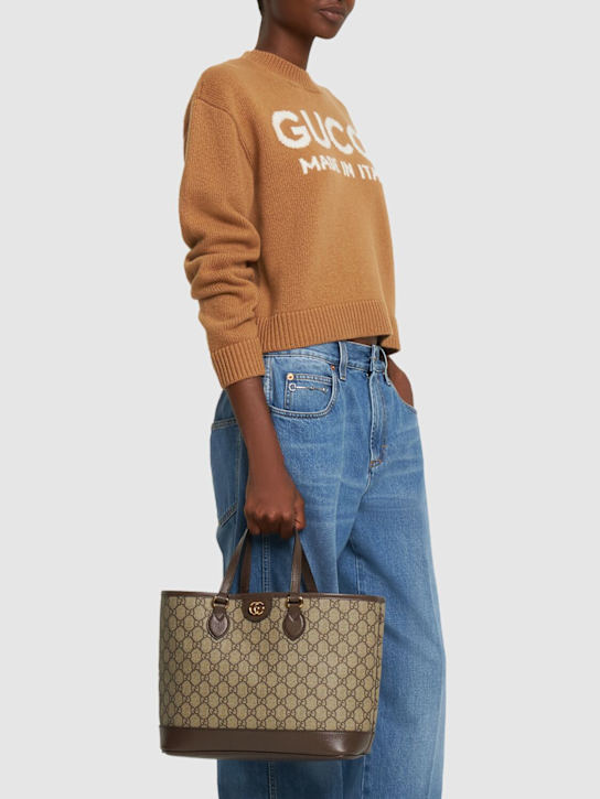 Luisaviaroma Borsa Shopping Mini Ophidia GG In Tela
