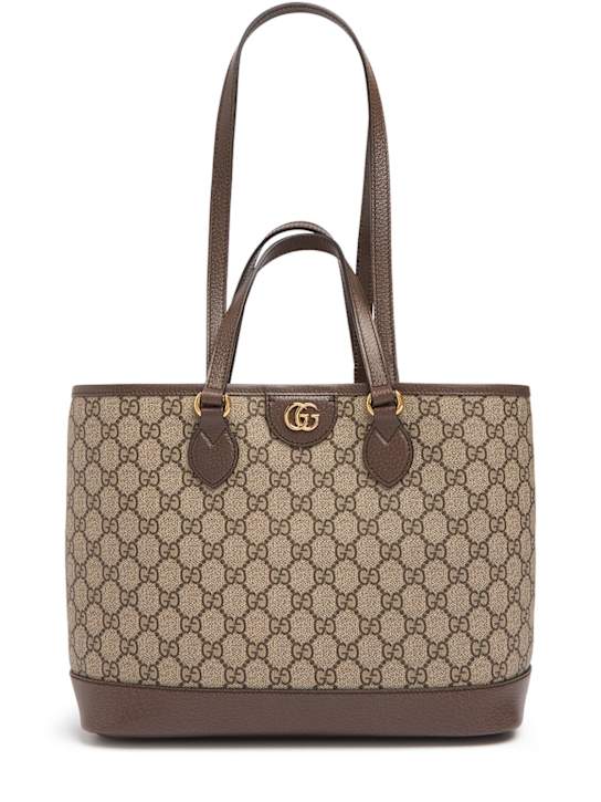 Luisaviaroma Borsa shopping mini Ophidia GG in tela