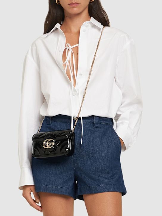 Luisaviaroma Borsa Super Mini GG Marmont In Vernice