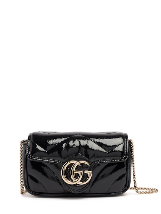 Luisaviaroma Borsa Super Mini GG Marmont in vernice