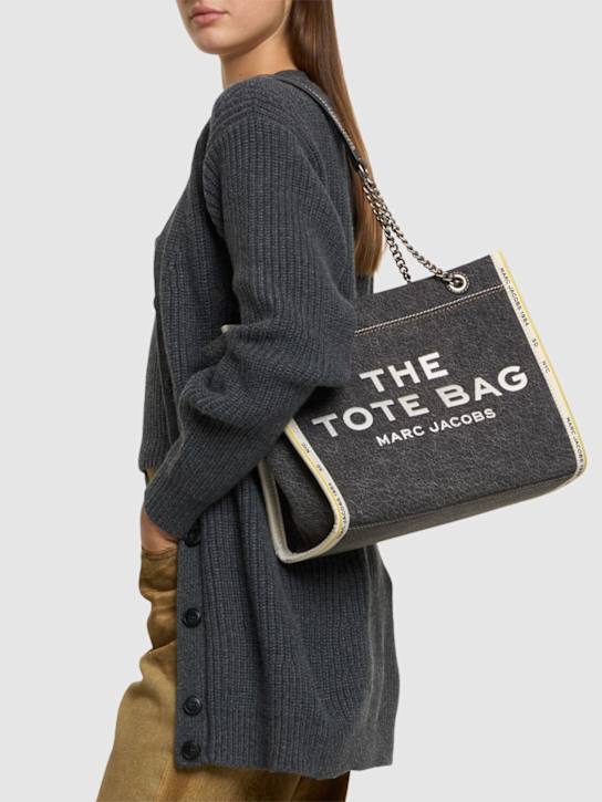 Luisaviaroma Borsa The Medium Tote In Denim Con Catena