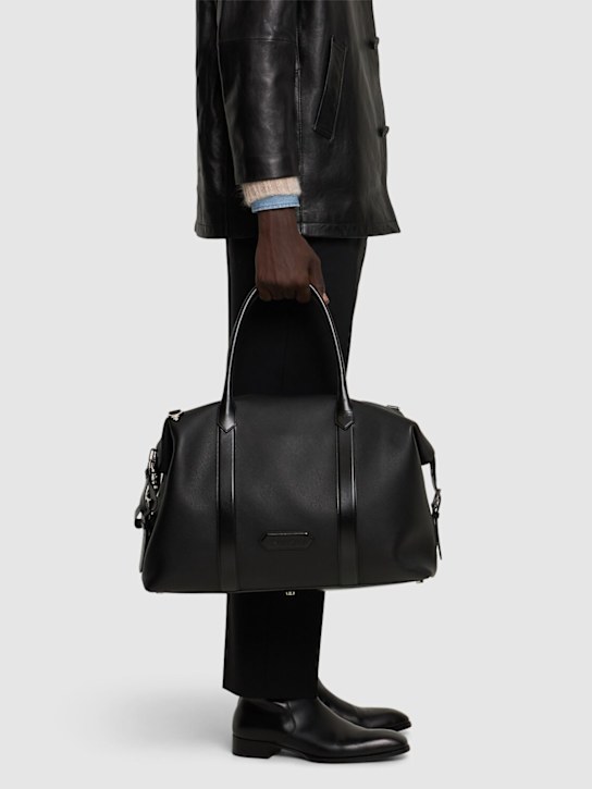 Luisaviaroma Borsone Medio Holdall In Pelle Martellata
