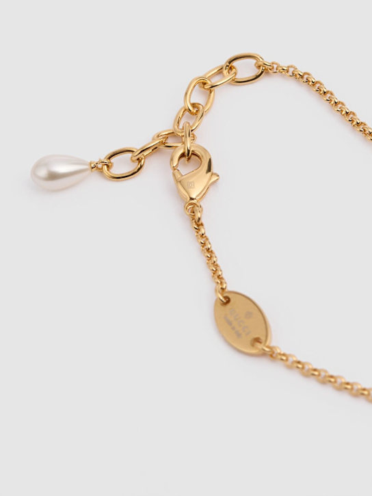 Luisaviaroma Bracciale A Catena GG Marmont In Ottone Con Charm