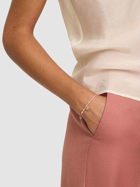 Luisaviaroma Bracciale In Oro Rosa 9kt Con Charm Cuore