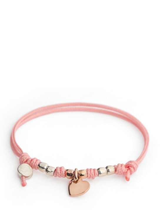 Luisaviaroma Bracciale in oro rosa 9kt con charm cuore
