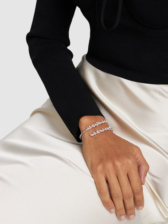 Luisaviaroma Bracciale Mimosa Flexi In Oro 18kt Con Diamanti