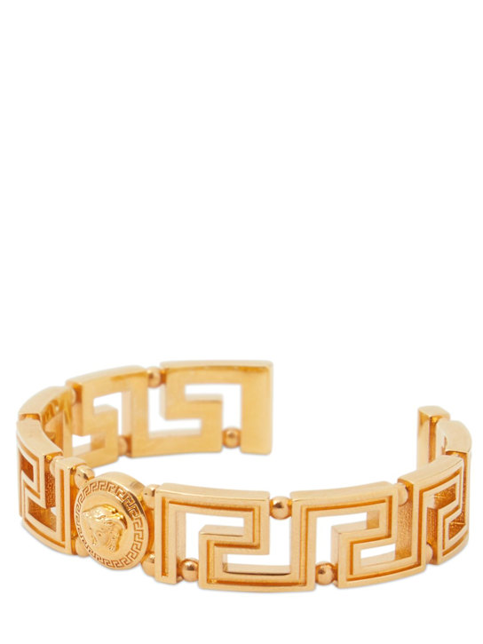 Luisaviaroma Bracciale Rigido Con Motivo Greco E Medusa