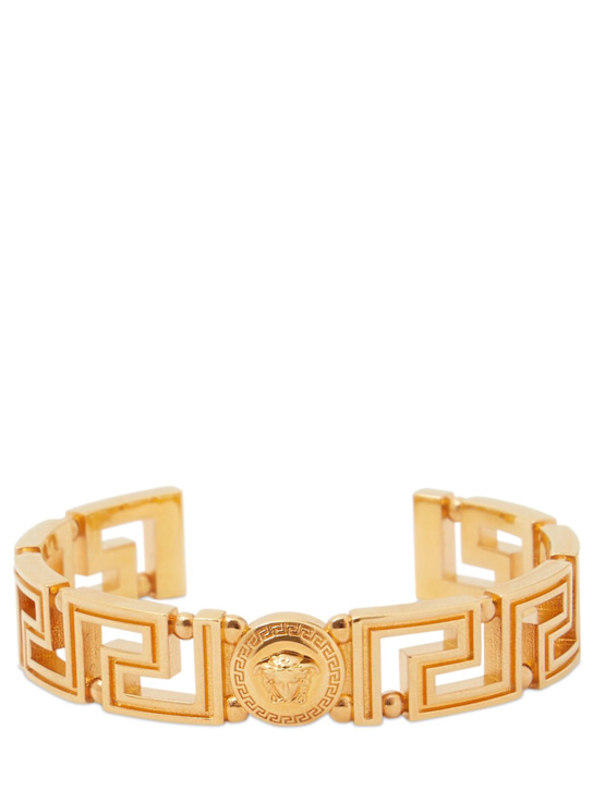 Luisaviaroma Bracciale rigido con motivo greco e Medusa