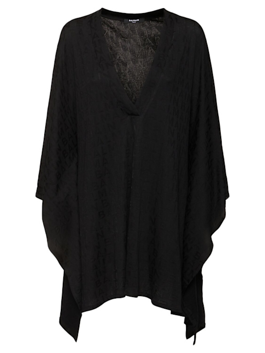 Luisaviaroma Caftano in jersey di misto cotone con scollo a V