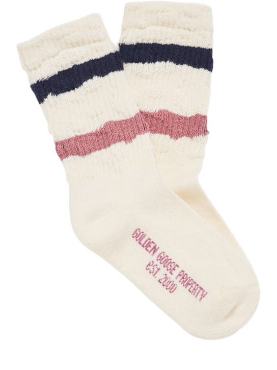 Luisaviaroma Calzini lunghi in misto cotone a costine