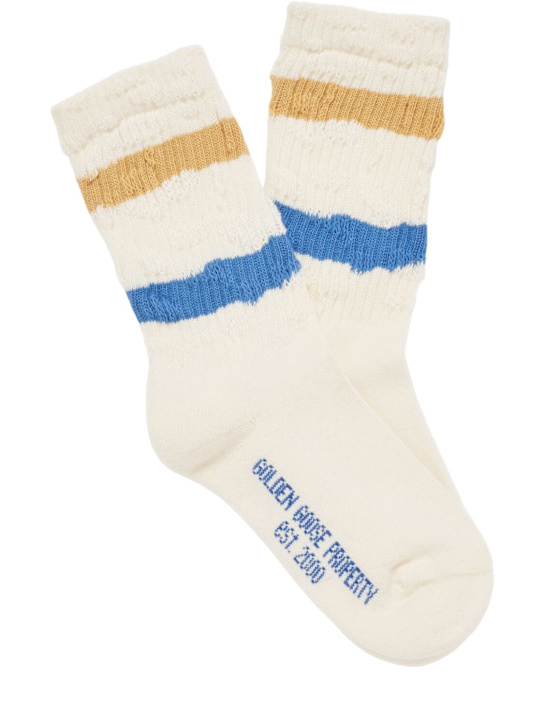 Luisaviaroma Calzini lunghi in misto cotone a costine