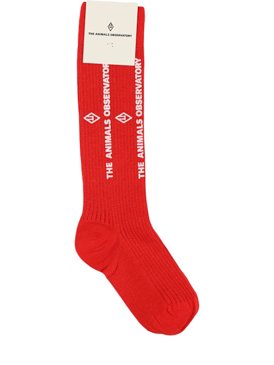 Luisaviaroma Calzini lunghi in misto cotone stampato