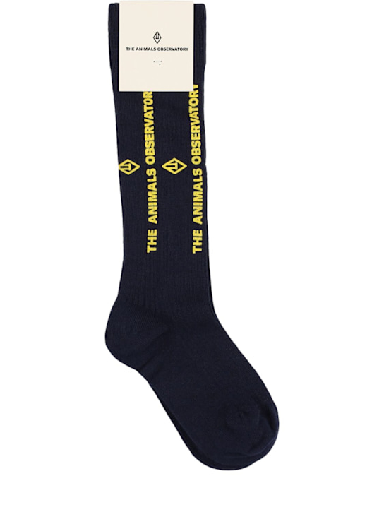 Luisaviaroma Calzini lunghi in misto cotone stampato