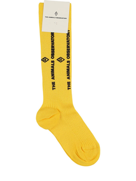 Luisaviaroma Calzini lunghi in misto cotone stampato