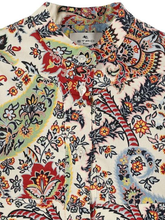 Luisaviaroma Camicia In Popeline Di Cotone Stampato