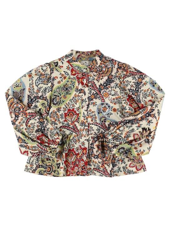 Luisaviaroma Camicia in popeline di cotone stampato