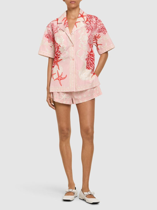 Luisaviaroma Camicia In Popeline Di Cotone Stampato