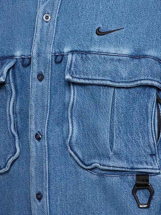 Luisaviaroma Camicia Nocta Opal In Denim Con Bottoni