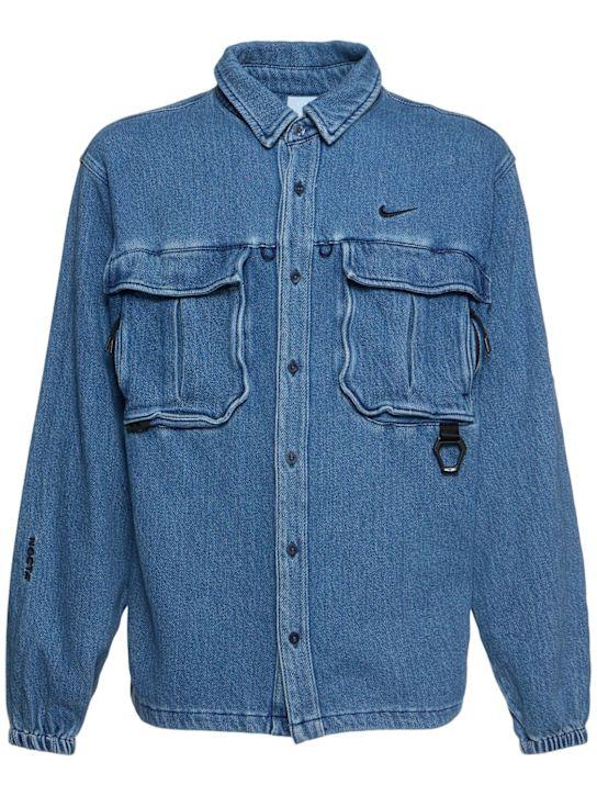 Luisaviaroma Camicia Nocta Opal in denim con bottoni